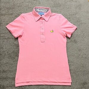 NWOT Magnolia Lane Masters Collection Pink Polo Shirt Size XS